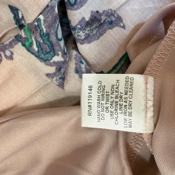 Jodifl Boho Paisley Print Lace Up Neck Maxi Dress Size S NWT - Picture 10 of 10